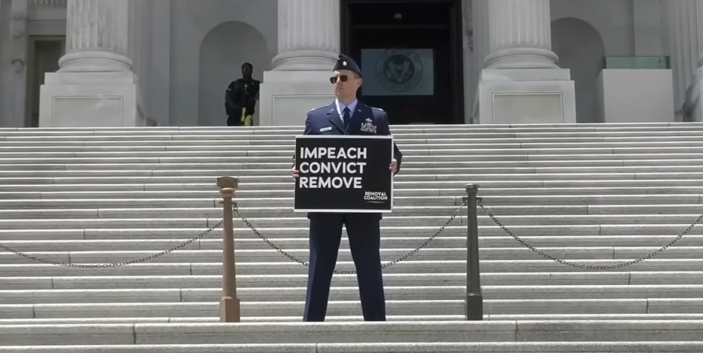 Air Force major who called for Trump’s impeachment requests special court-martial Air Force major who called for Trump’s impeachment requests special court-martial
