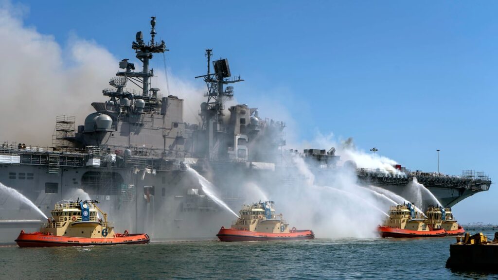 GAO calls on Coast Guard, Congress to step up marine firefighting GAO calls on Coast Guard, Congress to step up marine firefighting